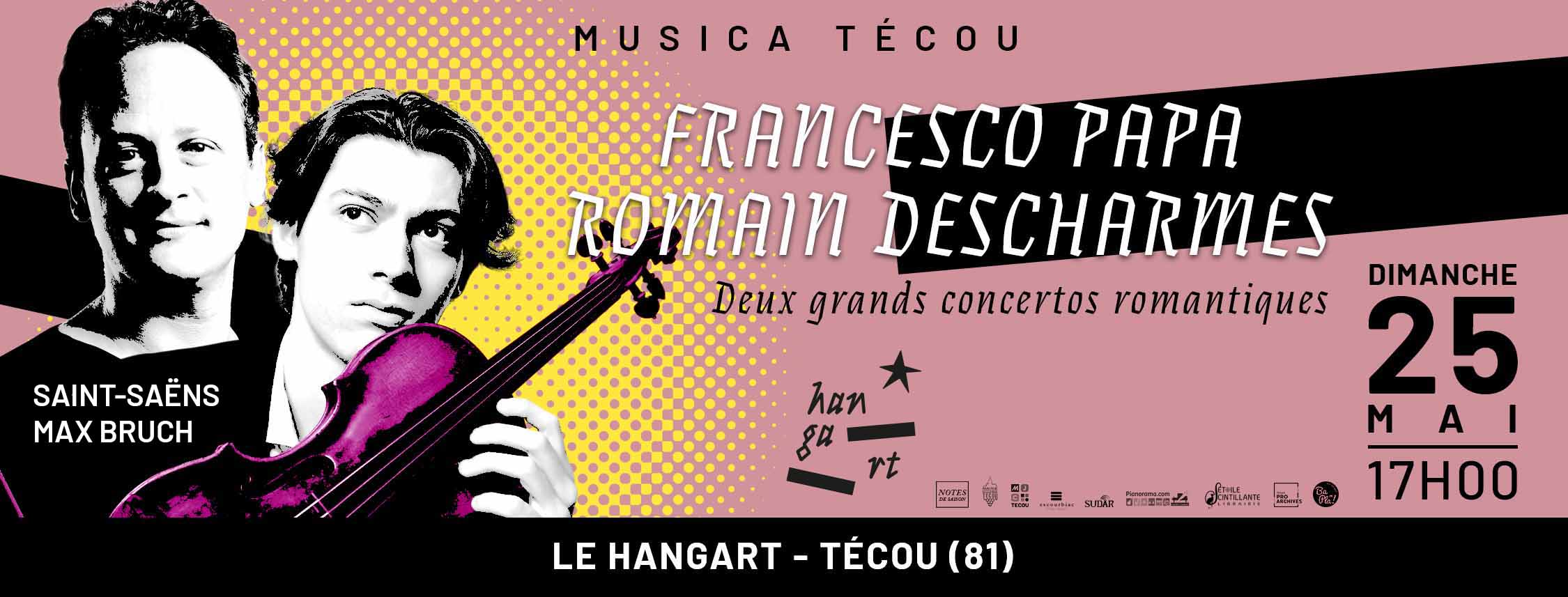 FRANCESCO PAPA & ROMAIN DESCHARMES « Deux grands concertos romantiques »