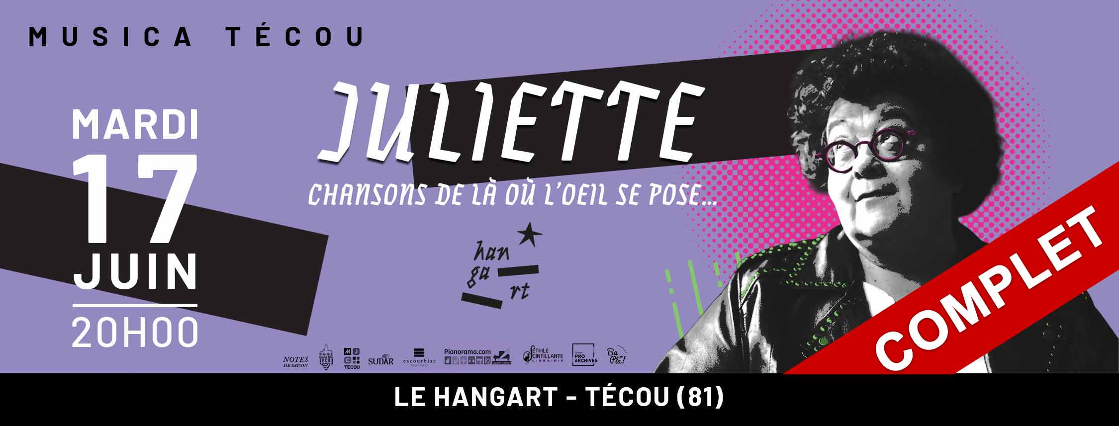 JULIETTE « Chansons de là où l’œil se pose… »